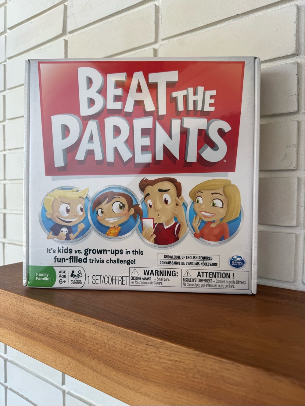 Beat the Parents Board Game * First Edition * NWT Sealed * Spin Master Trivia